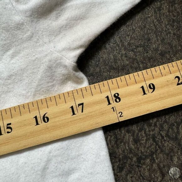 Air Jordan White Short Sleeve T-Shirt Size Small 100% Cotton Big Graphic Logo - Picture 15 of 16